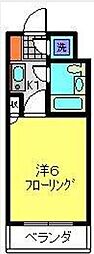 間取図画像 1K