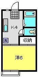 間取図画像 1K
