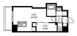 リヴシティ横濱末吉町弐番館 1LDKの間取図画像