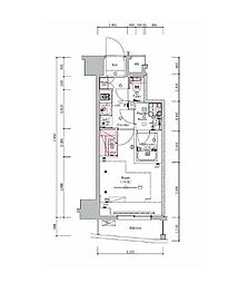 SYFORME SHINKOYASU 1DKの間取図画像