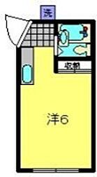 マーサ・藤棚 ワンルームの間取図画像