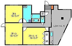 フローラメゾン 3LDKの間取図画像