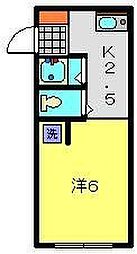 ボニータ 1Kの間取図画像