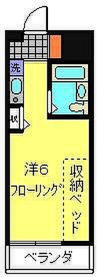 ハイツジュネス 102｜神奈川県横浜市神奈川区三ツ沢上町(賃貸マンション1R・1階・17.77㎡)の写真 その2