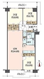 間取図画像 3LDK