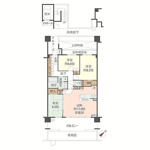 間取りを拡大表示