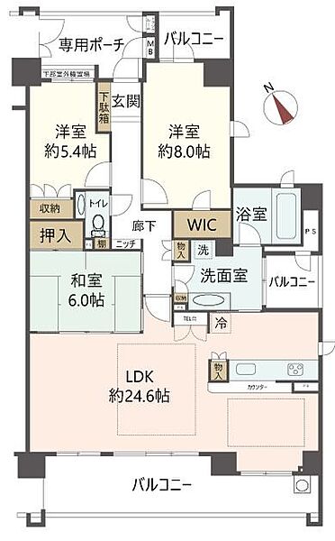 間取りを拡大表示