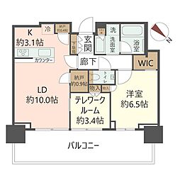 間取図画像 1SLDK