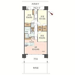 間取図画像 3LDK
