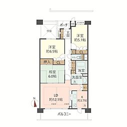 間取図画像 3LDK
