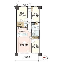 間取図画像 3LDK
