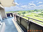 解放感のあるベランダです♪