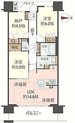 間取図画像 2SLDK