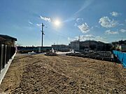 5号地敷地内北側から南向きに撮影しました。
