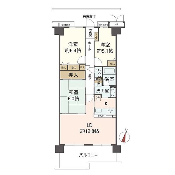 間取りを拡大表示