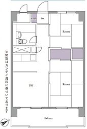 間取図画像 2DK