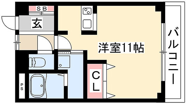 アンベリールM 201｜愛知県名古屋市千種区猫洞通３丁目(賃貸マンション1K・2階・30.00㎡)の写真 その2