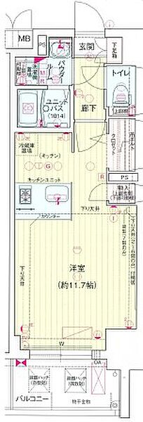 プレサンスジェネ千種内山 207｜愛知県名古屋市千種区内山３丁目(賃貸マンション1K・2階・29.67㎡)の写真 その2