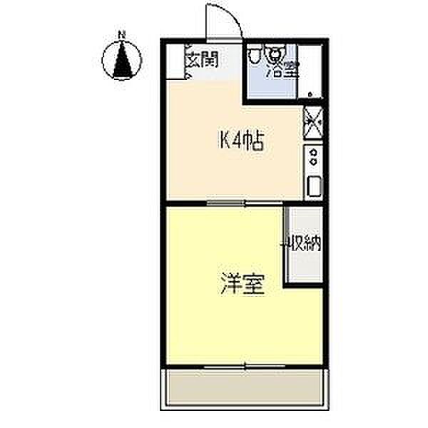 ロイヤルマンションヨコチ 203｜愛知県名古屋市名東区上社５丁目(賃貸マンション1DK・2階・27.36㎡)の写真 その2