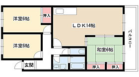 望が丘ビル 303 ｜ 愛知県名古屋市名東区望が丘（賃貸マンション3LDK・3階・76.24㎡） その2