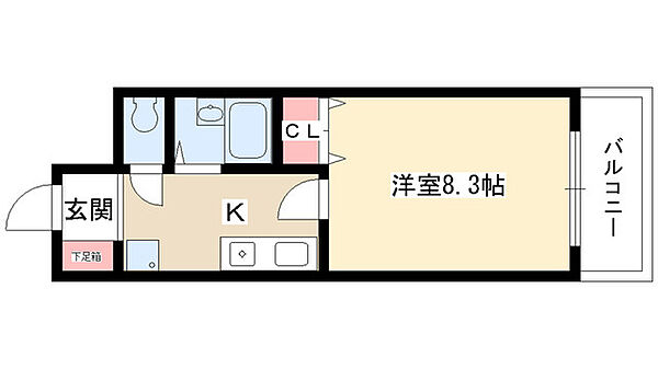 UMEX-7 3C｜愛知県長久手市山桶(賃貸マンション1K・3階・24.15㎡)の写真 その2