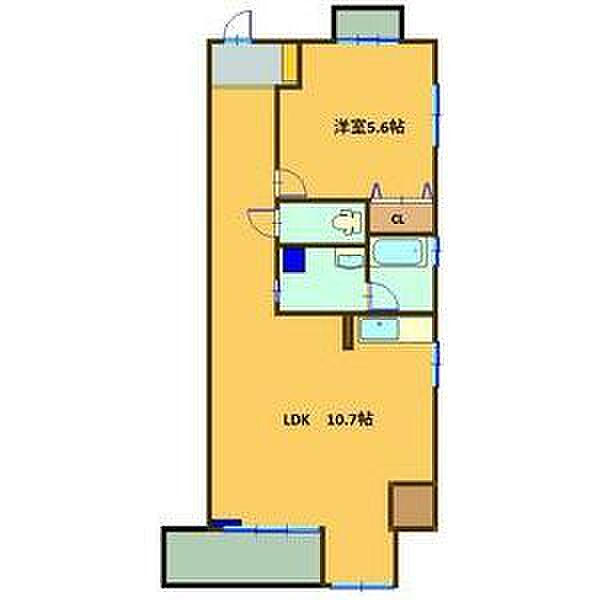 四軒家ヒルズ 401｜愛知県名古屋市守山区四軒家１丁目(賃貸マンション1LDK・4階・41.10㎡)の写真 その2