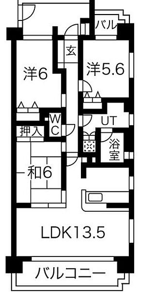 グローリアス本郷 203｜愛知県名古屋市名東区本郷３丁目(賃貸マンション3LDK・2階・76.70㎡)の写真 その2