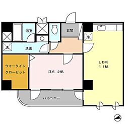 藤陽ビル 1LDKの間取図画像