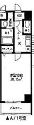 Mステージ藤が丘 1Kの間取図画像