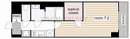 プレサンス丸の内アデル 1Kの間取図画像