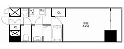 プレサンス栄フロント 1Kの間取図画像