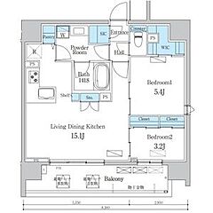 物件の間取り