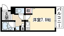 ドーム高峯 ワンルームの間取図画像