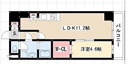 フォレシティ新栄 1LDKの間取図画像