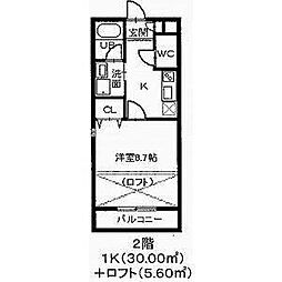 サンハイムM 1SKの間取図画像