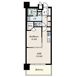 S-RESIDENCE本郷2 1LDKの間取図画像