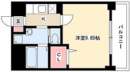 ソフィア 1Kの間取図画像