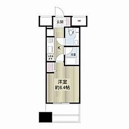 レジディア久屋大通 1Kの間取図画像