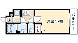 リブリ・パティオ 1Kの間取図画像