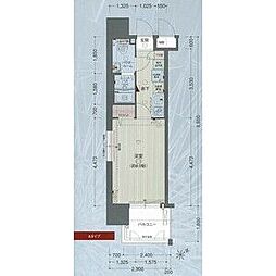 プレサンスmiu新栄 1Kの間取図画像