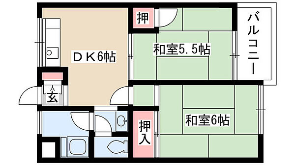 つよみせいビル 202｜愛知県名古屋市守山区町北(賃貸マンション2DK・2階・42.12㎡)の写真 その2