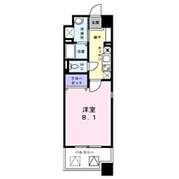 S-FORT浄心 1Kの間取図画像