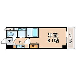AHマンション泉 1Kの間取図画像