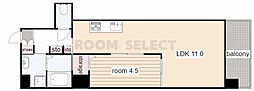 KCLASSYIZUMI 1LDKの間取図画像
