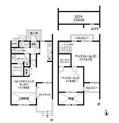 セレブ覚王山East 2LDKの間取図画像