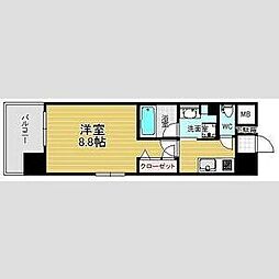 エスペランサ上前津 1Kの間取図画像