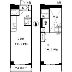 RESIDIA東桜2 1LDKの間取図画像