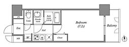 アドバンス名古屋アウリィ 1Kの間取図画像