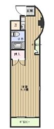 ダイコウビル ワンルームの間取図画像