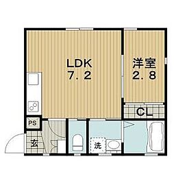 lamaisondeluce 1LDKの間取図画像